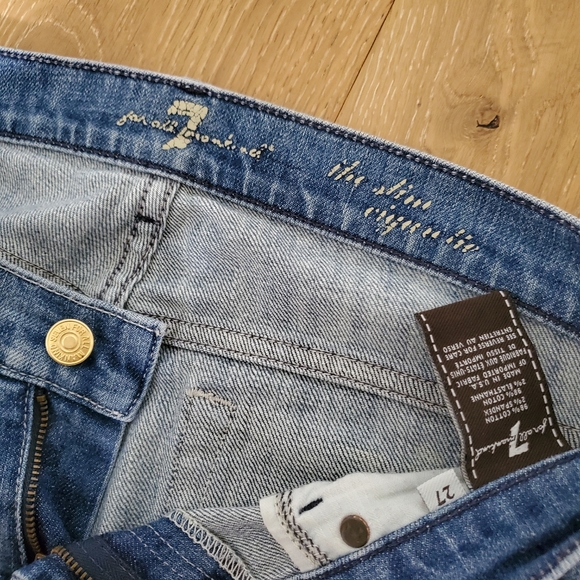 7 For All Mankind the slim cigarette jeans - Picture 2 of 3
